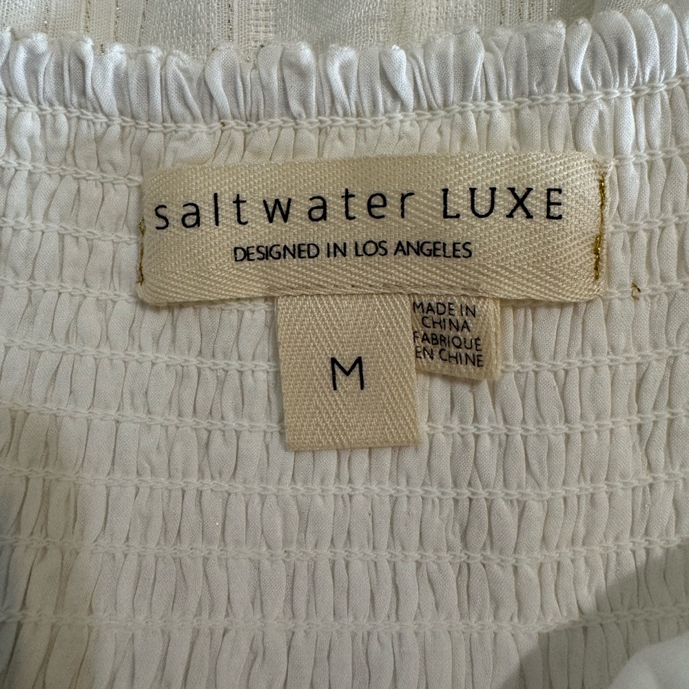 Saltwater Luxe Ruffle Tiered Cut Out Midi Dress - Picture 8 of 9